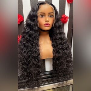 Luxurious Black Curly Hair Wig